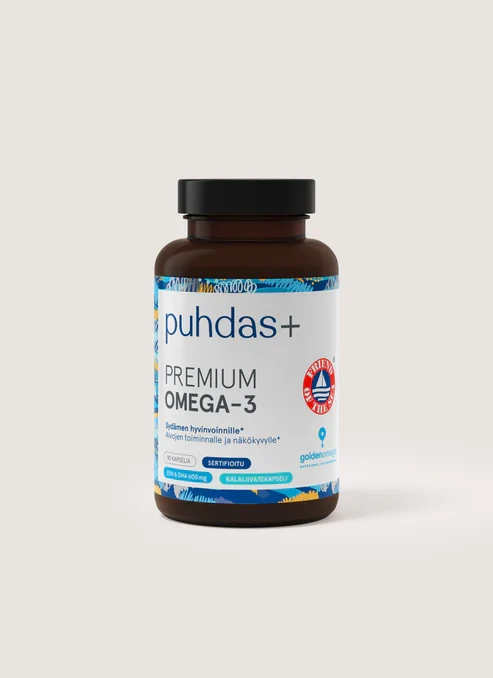 puhdas+ Premium Omega-3 90 kapslar