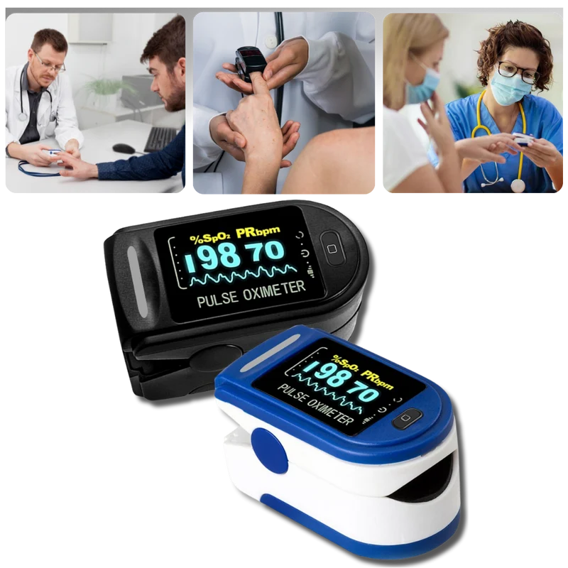 Digital fingertopp pulsoximeter