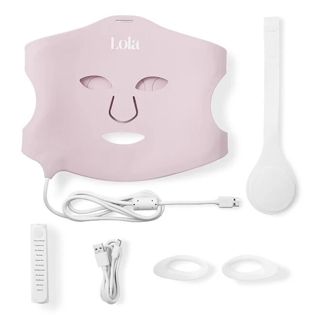 Lola Glow Led Mask Pink