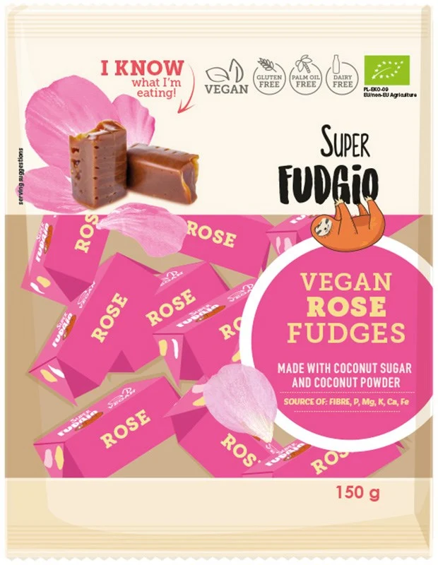 Super Fudgio Vegan Rose Fudges 150g