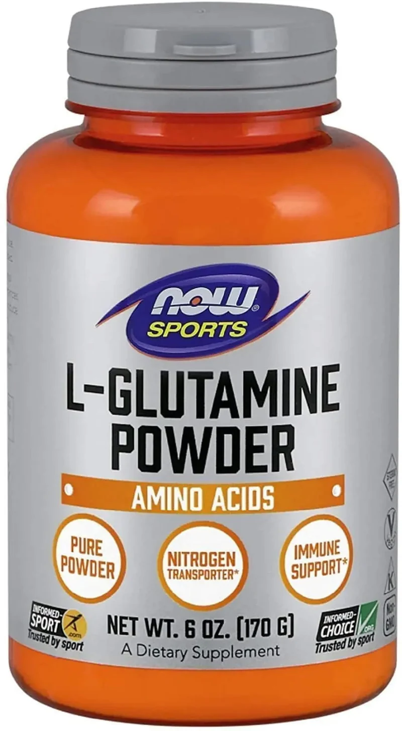 NOW FOODS L-Glutamin-Pulver - L-Glutamin 500 mg (170 g)