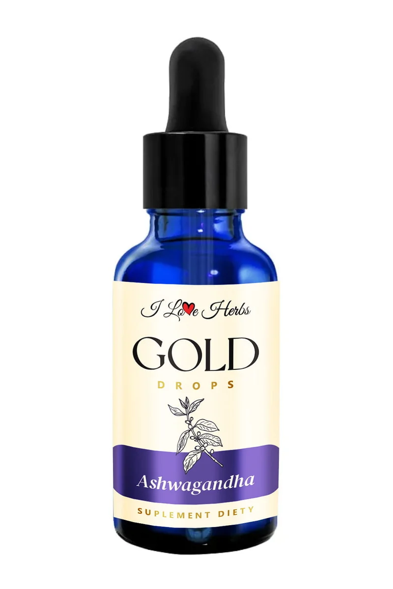 I LOVE HERRBS - Ashwagandha Kräutertropfen 1:1 (50 ml)
