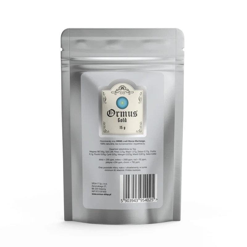 ORMUS ORME Gold - Elemente des Lebens - Potenzpulver mit Gold (15 g)