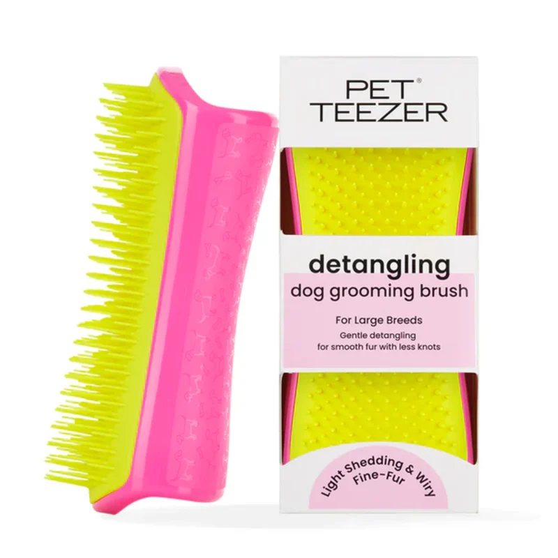 Tangle Teezer Pet DeTangle Pink and Yellow