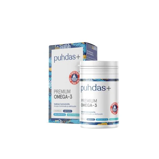 Premium omega-3, 600 mg (90 kaps.)