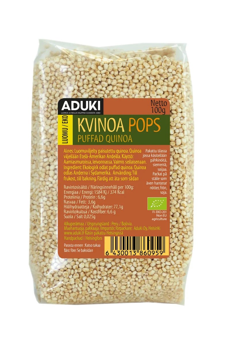Puffad Quinoa, 100 g