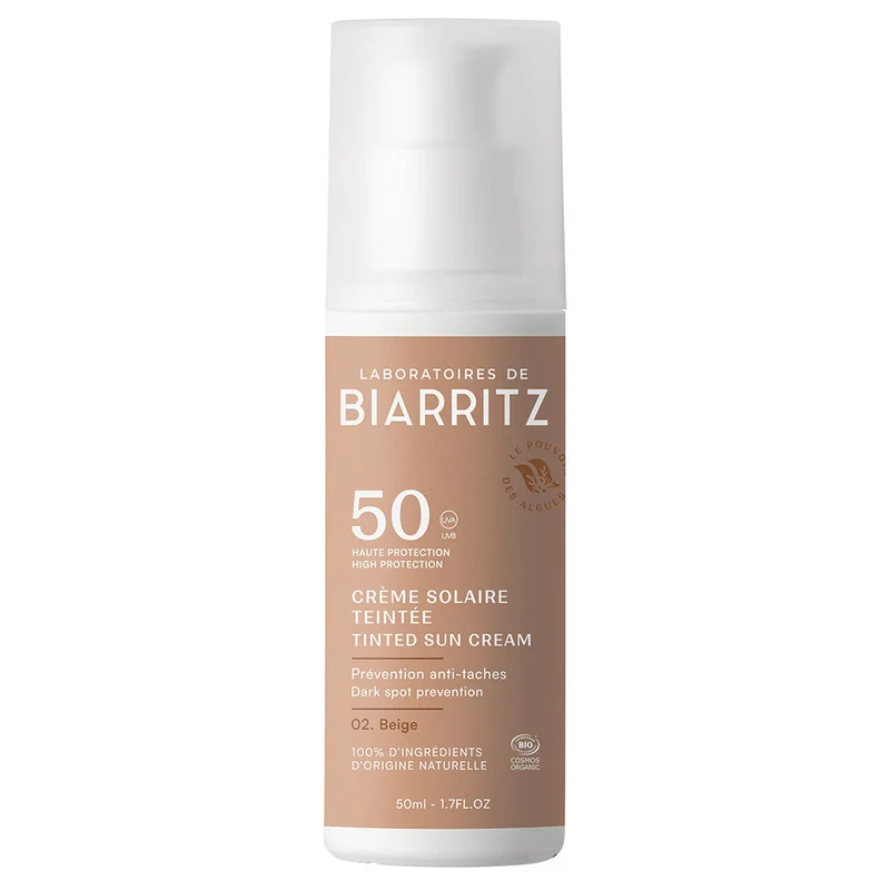 Tonad Solkräm för Ansiktet SPF50 Beige 50ml