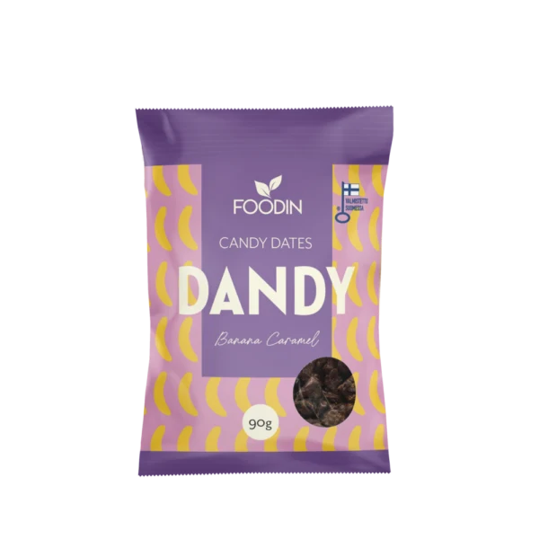 Foodin - Dandy Candy dadlar Banan Karamell 90g