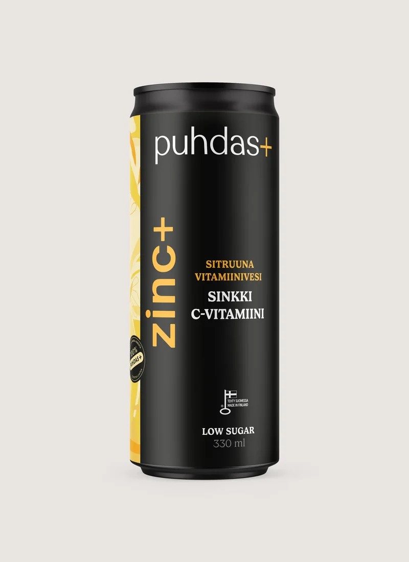 puhdas+ Zinc+ Citron Vitamindryck 330 ml