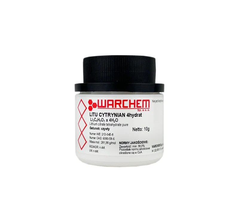 LITHIUMCITRAT 4hydrat - rein 10g WARCHEM
