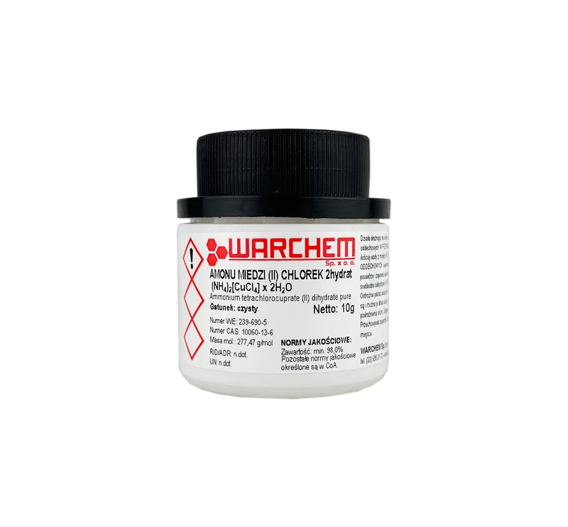 KUPFER(II)AMMONIUMCHLORID 2hydrat - rein 10g WARCHEM