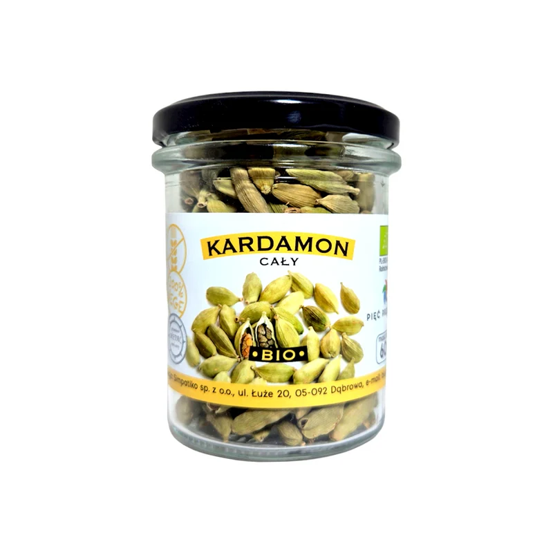 Glutenfreie Kardamomfrüchte BIO 60 g - FIVE CHANGES