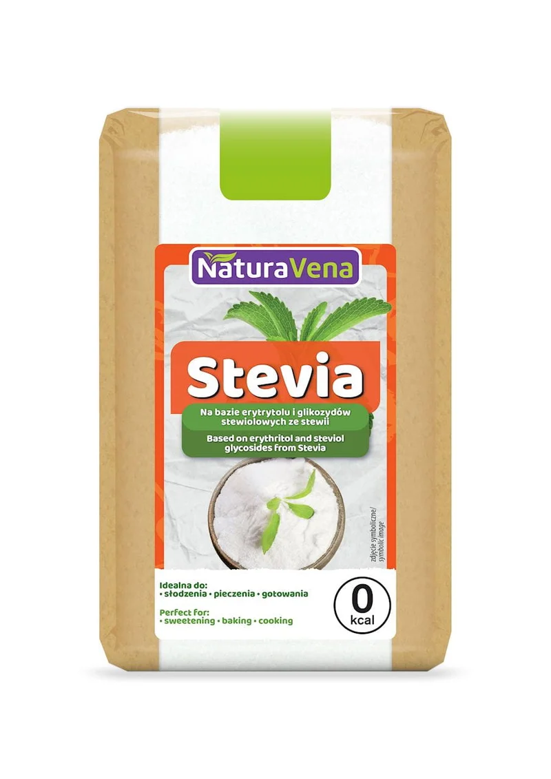 STEVIA (AUF DER BASIS VON ERYTHRITOL UND STEVIA GLICOSIDEN) 500 g - NATURAVENA
