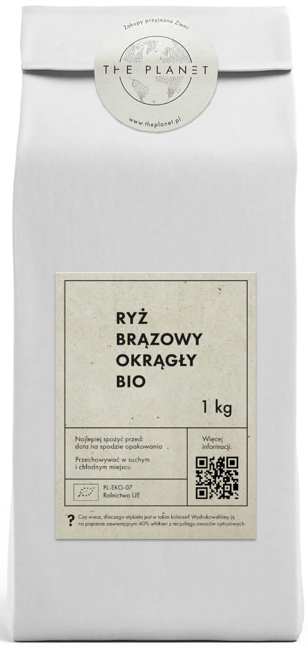 Brauner Rundreis BIO 1 kg - THE PLANET