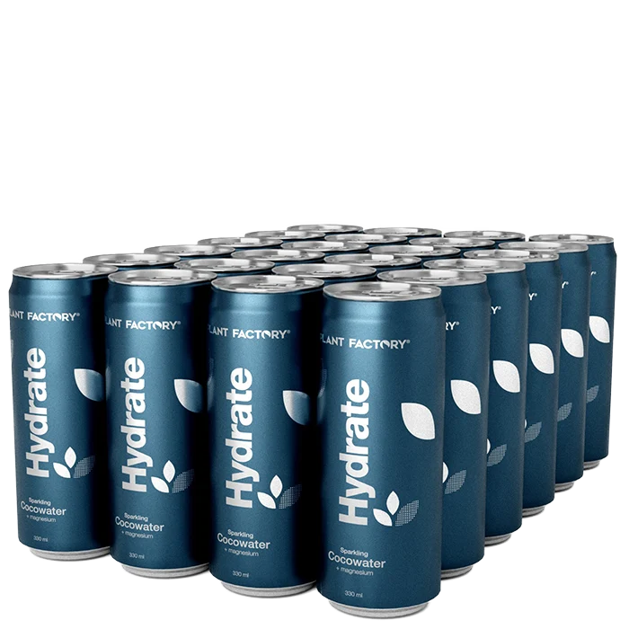 24 x Hydrate Kolsyrat Kokosvatten Flak 330 ml