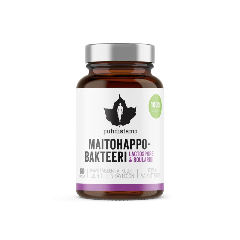 LactoSpore® & Boulardii, mjölksyrabakterier, 60 st.