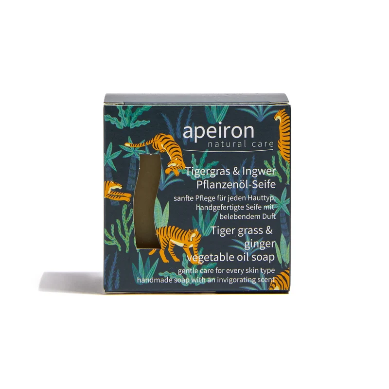 Apeiron saippua Tiger Grass & Ginger 100g
