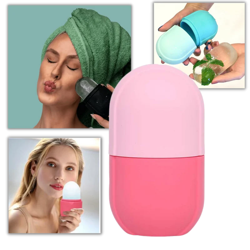 Massagekopp för ansikte med is