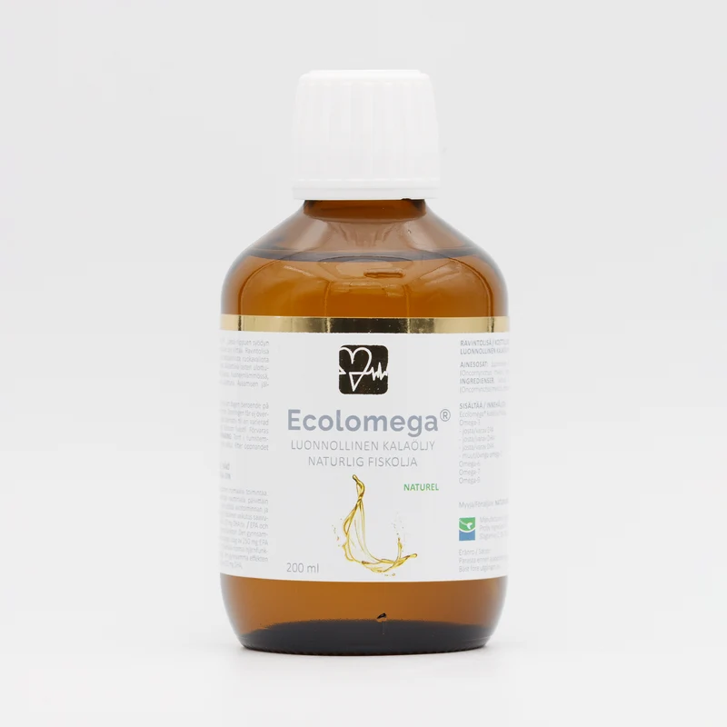 Ecolomega-fiskolja, naturell, 200 ml