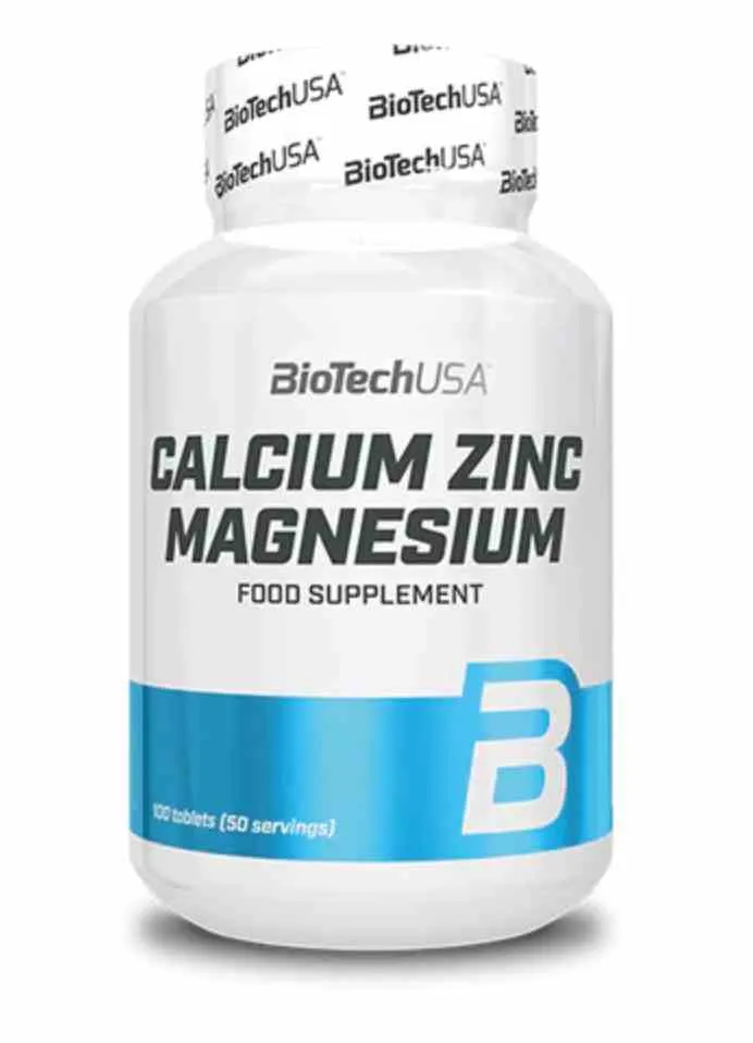 BioTech USA Ca-Zn-Mg 100 Tabletten