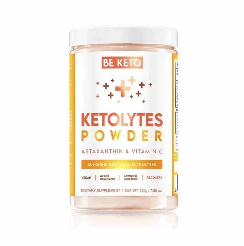 BeKeto Elektrolyte Ketolyte Pulver - Sonnenschein Orange 200g