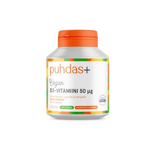 Vegansk D3-vitamin, 50 μg