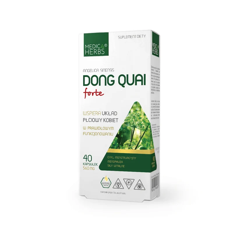 MEDICA HERBS Dong Quai Forte 560mg, 40 Kapseln.