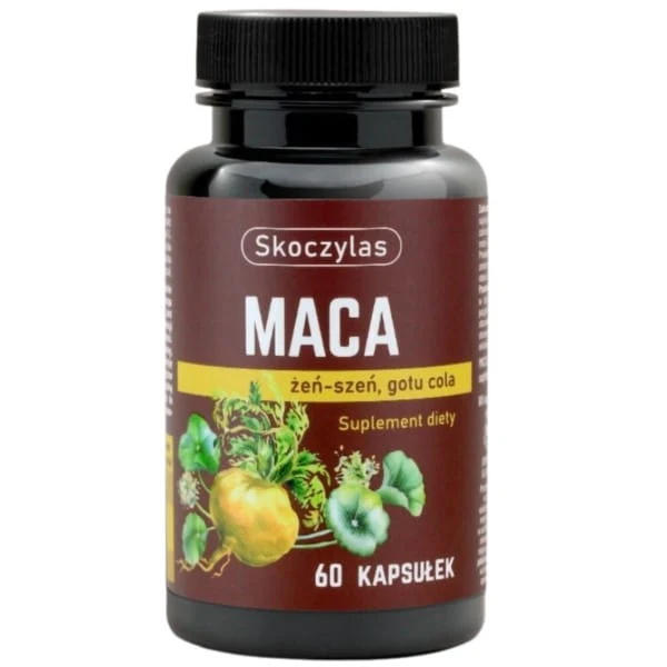 Skoczylas Maca ginseng gotu cola 60 k