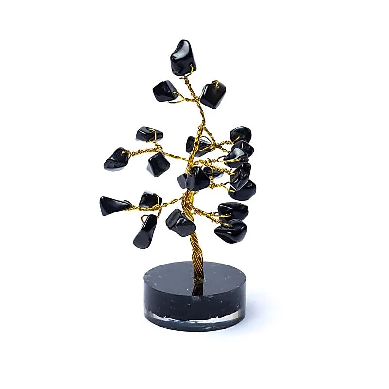 Kristallträd Svart Agat, 5-8cm