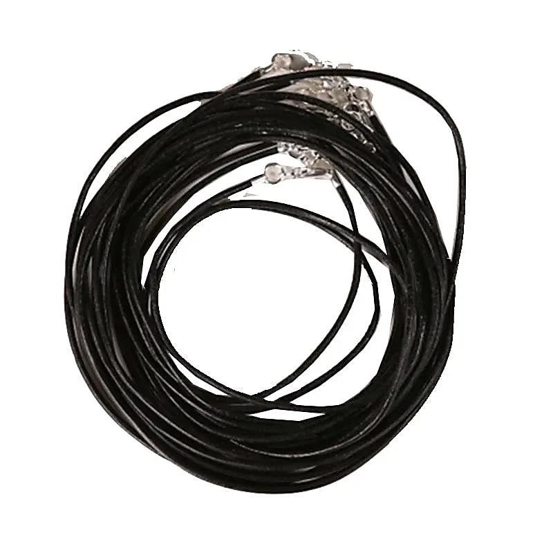Svart halsband 45 cm