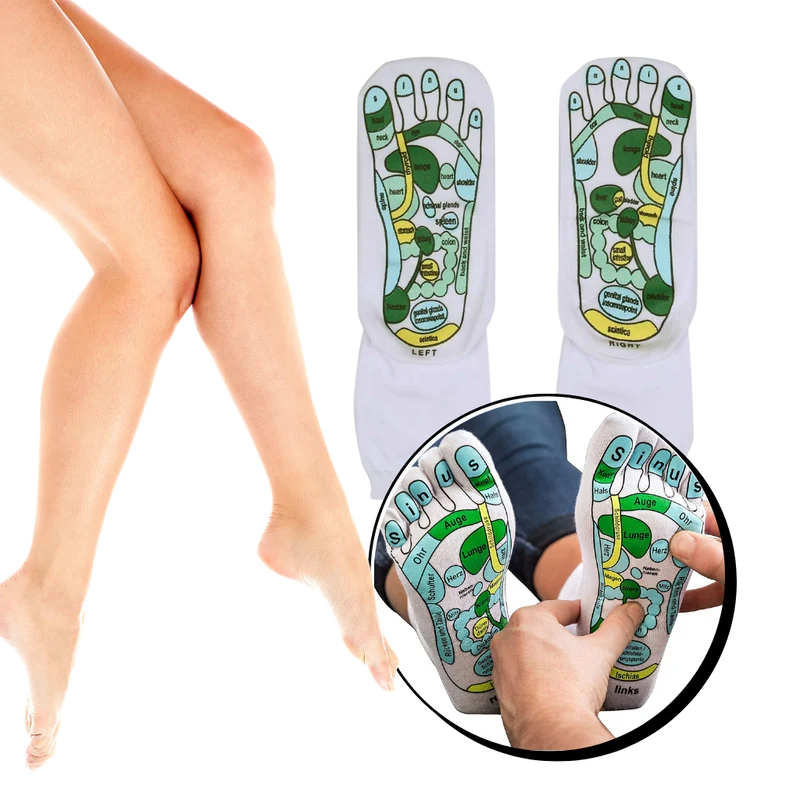 Akupressur och reflexologistrumpor
