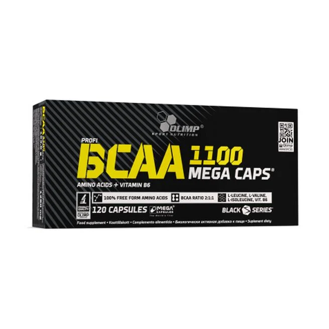BCAA Mega Caps 120 kapslar