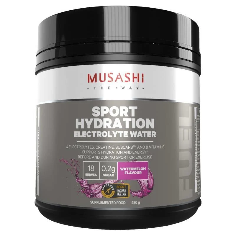 MUSASHI Hydration Pwd W/melon 450g