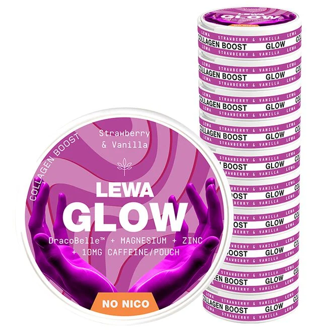 10 x LEWA Functional NoNico GLOW Strawberry/Vanilla
