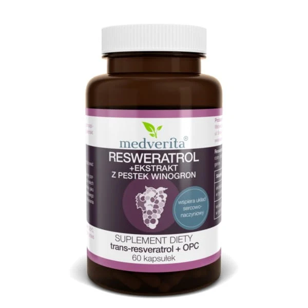 Medverita Resveratrol OPC 60 K Traubenkerne