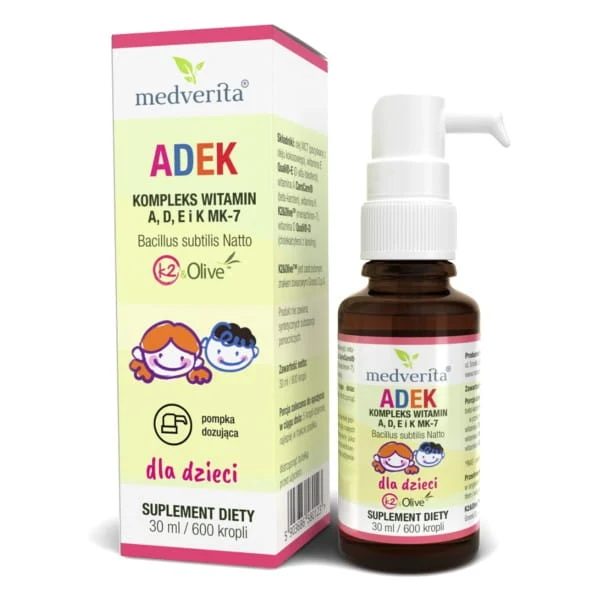 Medverita ADEK für Kinder 30 ml 600 k natürlich