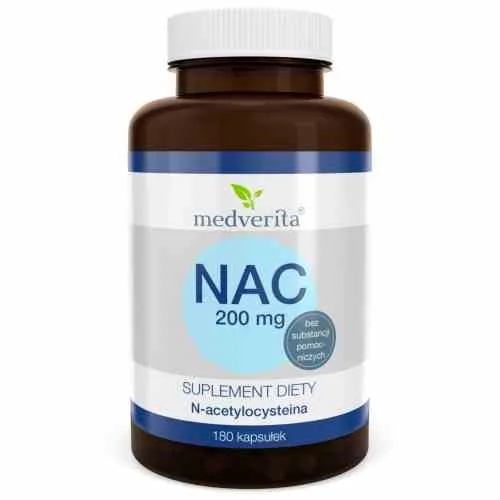 Medverita NAC 200 mg N-Acetyl-L-Cystein 180 Kapseln