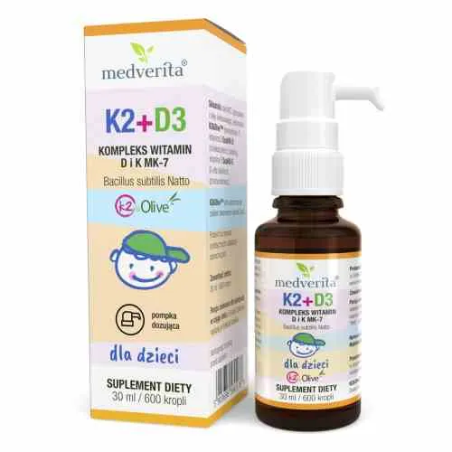 Medverita Vitamin K2 + D3 für Kinder 30ml