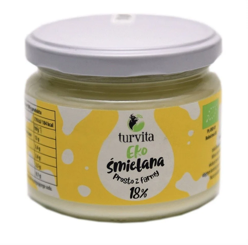CRÈME 18% BIO 250 g - TURVITA