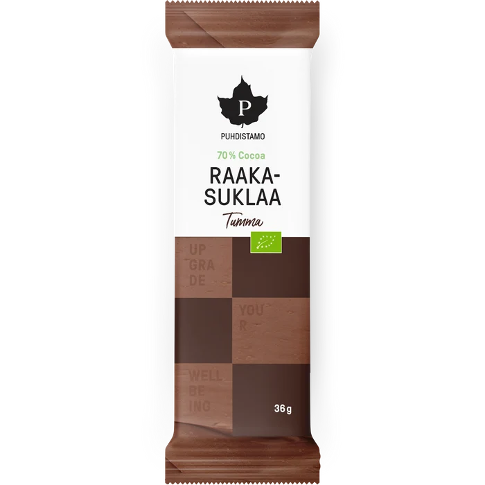 Råchoklad, mörk, 36 g