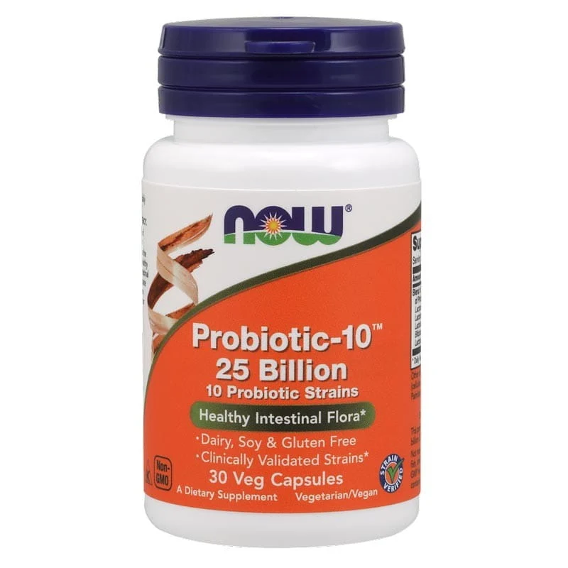 Now Foods Probiotic-10 25 Billionen 30 vegane Kapseln
