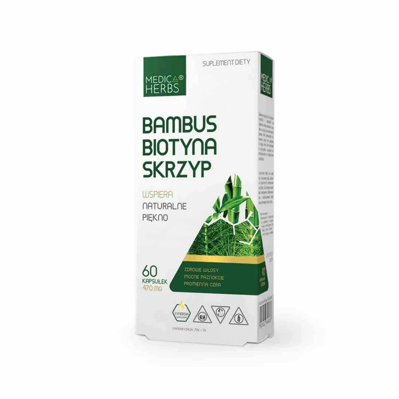 MEDICA HERBS Bambus, Biotin, Schachtelhalm 60 Kapseln.