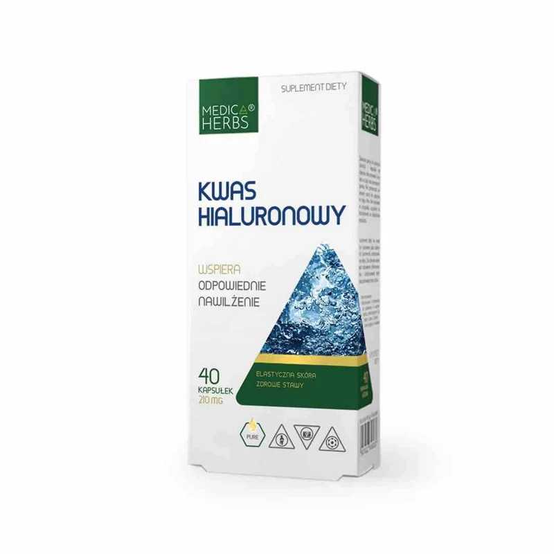 MEDICA HERBS Hyaluronsäure 210mg, 40 Kapseln.