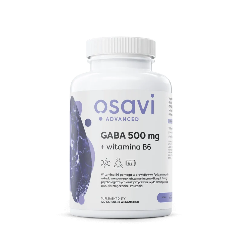 GABA 500 mg + Vitamin B6 (120 Kapseln)