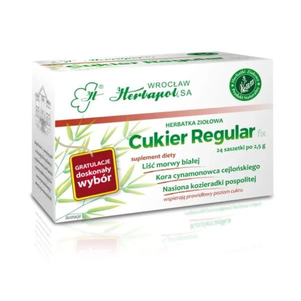 Herbapol Cukier Regular Fix 24 Teebeutel