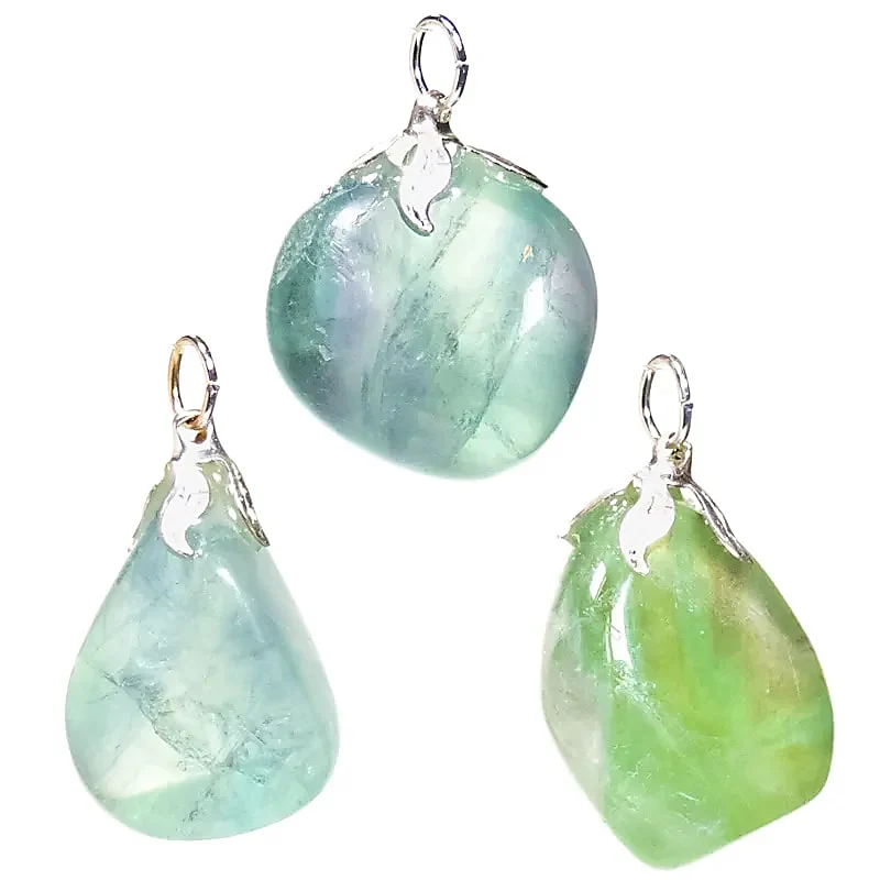 Hänge Grön Fluorit, 1,5-3 cm