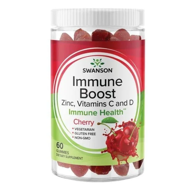 SWANSON Immune Boost Kirschgeschmack 60 Gummibärchen