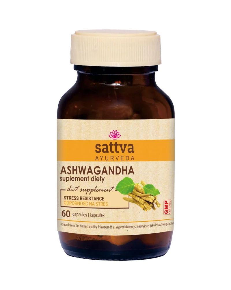 ASHWAGANDHA EXTRAKT 60 KAPSELN STRESSRESISTENZ - SATTVA