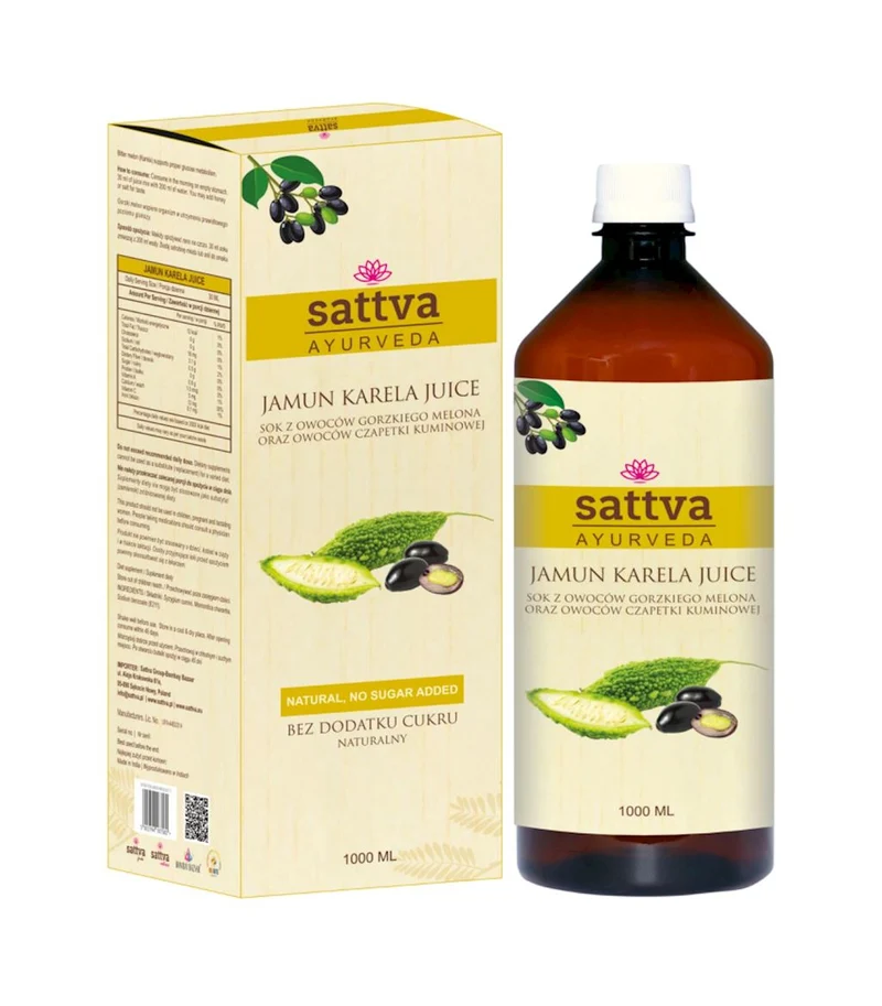 BITTERMELONE UND KREUZKÜMMEL-FRUCHTSAFT 1 L - SATTVA