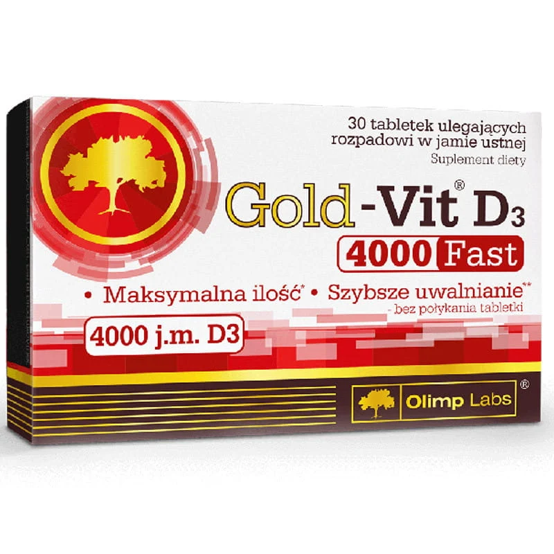 Olimp Gold - Vit D3 Schnell 4000 IU 30 Tabletten